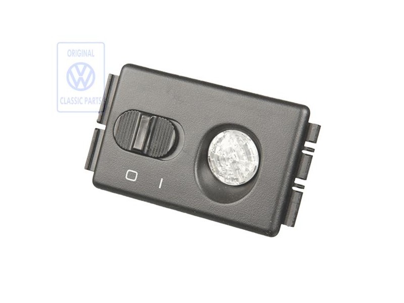 Original VW Reading Light Satin Black - 447947303A 01C