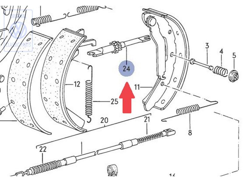 Original VW Push Rod - 281609802B