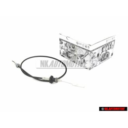 Original VW Automatic Throttle Accelerator Cable Grey 1004mm LHD - 171723555C
