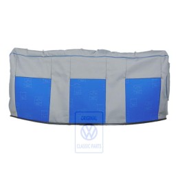 Original VW Backrest Cover Fabric Flannel Grey/Blue - 7D0885805ADPAH