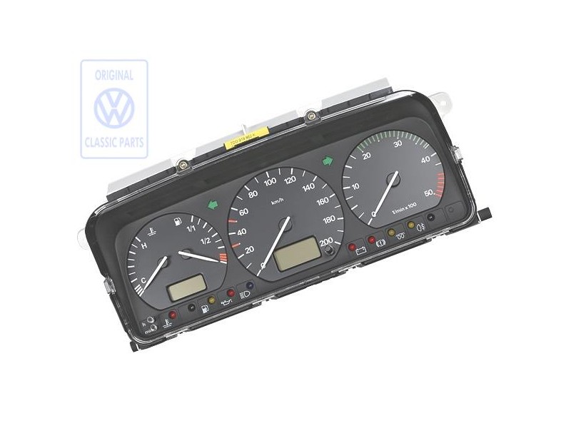 Original VW Combi-Instrument Satin Black - 7D0919862KX01C