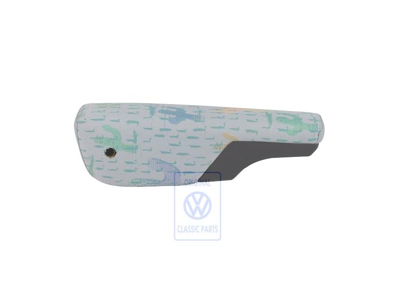 Original VW Armrest Fabric Grey Blue/Cactus - 703881082D FAK