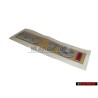 Original VW 2.0 TSI Rear Boot Badge Emblem Chrome Red - 5N0853675C GQF