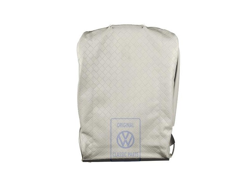 Original VW Backrest Cover Leatherette Flannel Grey - 703883455C EEK