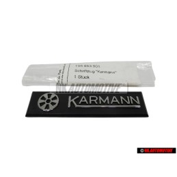 Original VW Sportline Clipper KARMANN Side Wing Badge Emblem - 155853901