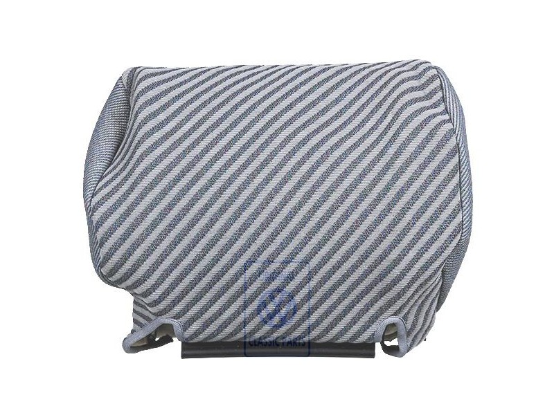Original VW Head Restraint Cover Cloth Flannel Grey - 7D0881921A EEW
