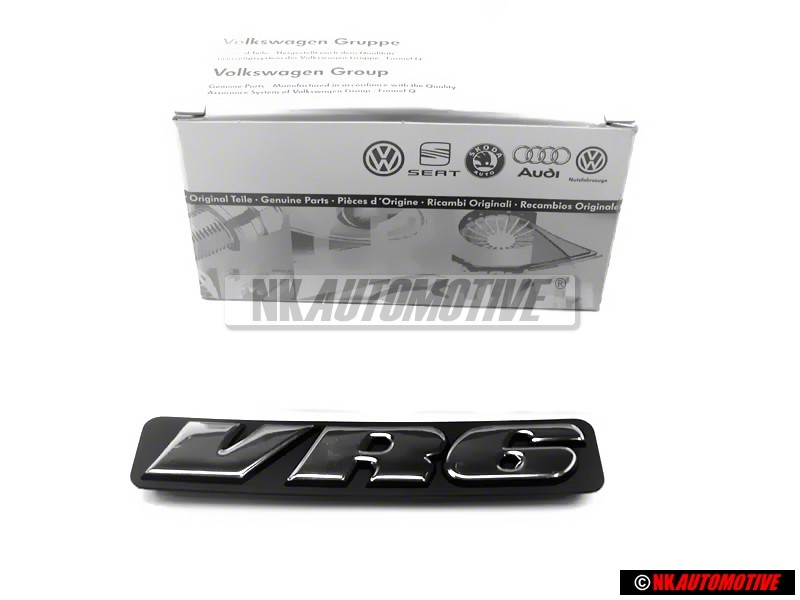 Original VW Inscription VR6 Satin Black Chrome Special - 1H6853714A GX2