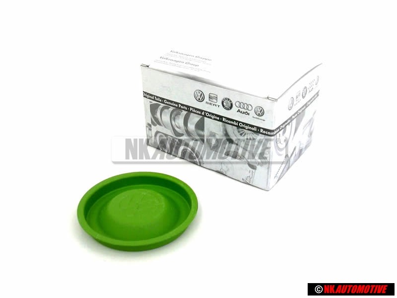 Original VW Transmission Gearbox End Cover Cap Green - 020141073A