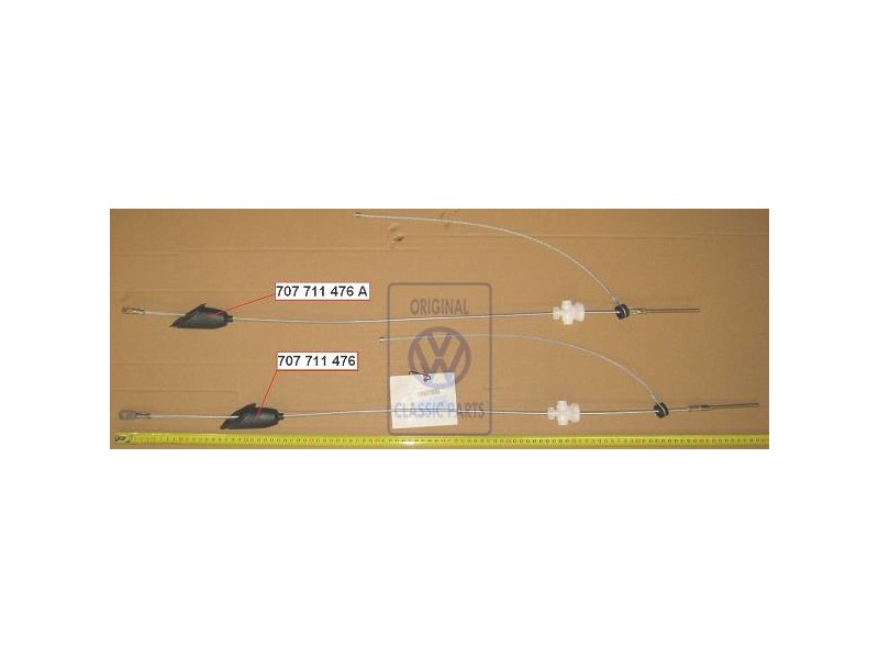 Original VW Cable With Roller And Seal - 707711476