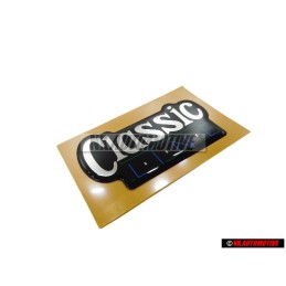 Original VW Classic Line Side Badge Emblem Decal - 155853687L BWV
