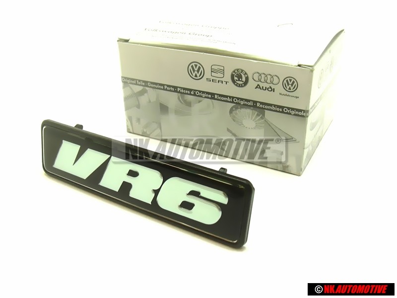Original VW Inscription VR6 Highline Black Gunpowder - 1H6853679D DLV