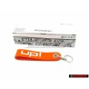Original VW UP Orange Silver KeyTag Keychain Keyring Keyfob - 1S0087013 VCF