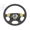 Original VW Steering Wheel Leather Satin Black/Yellow - 1H0419091ADEBT