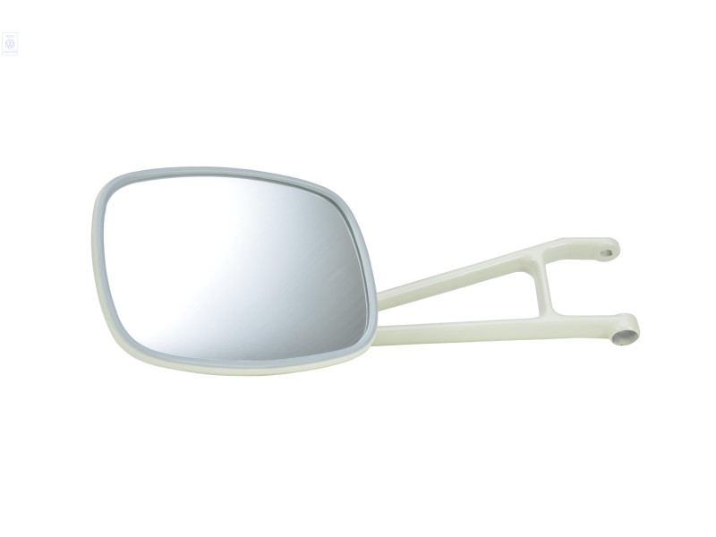 Original VW Exterior Mirror Convex Pastel White - 261857513B 90D