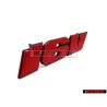 Original VW 16V Front Grill Badge Emblem Red - 1H6853679G QN5
