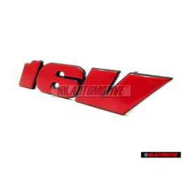 Original VW 16V Front Grill Badge Emblem Red - 1H6853679G QN5