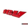 Original VW 16V Front Grill Badge Emblem Red - 1H6853679G QN5