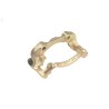 Original VW Brake Carrier With Pad Retaining Pin - 443615125B