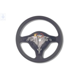 Original VW Steering Wheel Leather Black/Yellow - 6N0419091L HUW