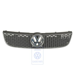 Original VW Radiator Grille Satin Black - 6N0853651K 01C