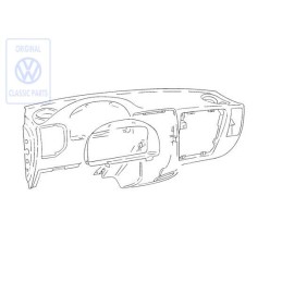 Original VW Dashboard Mistral Grey - 6N1857003E EN9