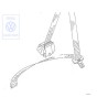 Original VW Three-Point Safety Belt - 535857705B