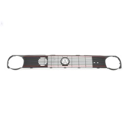 Original VW Radiator Grille Satin Black/Mars Red - 867853651J KW7