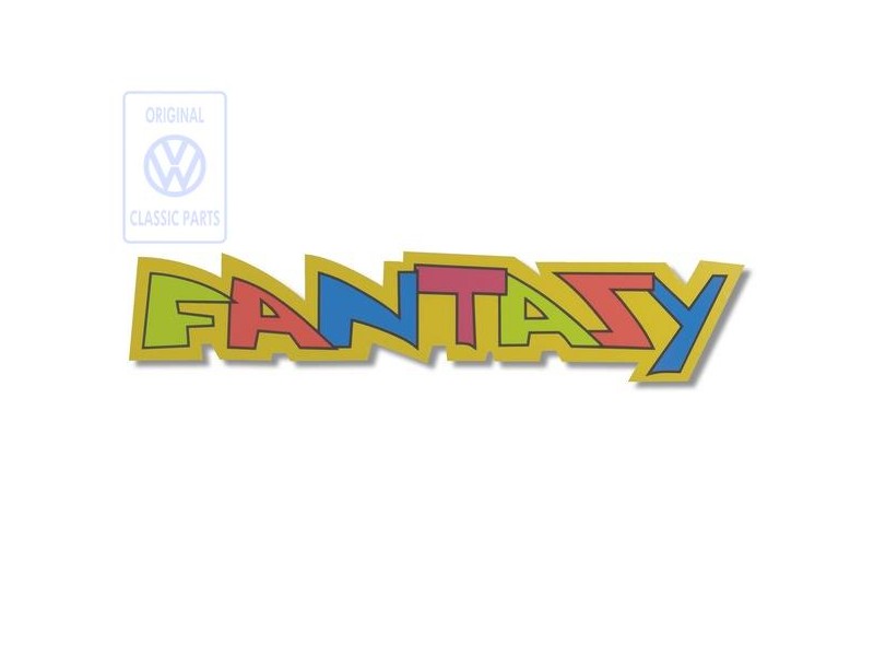 Original VW Film Lettering Pirol/Black - 871853679F CHZ