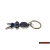 VW Classic Parts Women Female Bobble Head Vintage Keyfob Keyring - ZCP904111