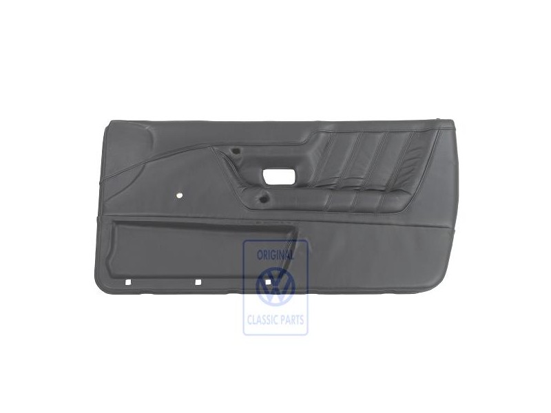 Original VW Door Panel Trim (Leather) Black - 535867012H 1BX