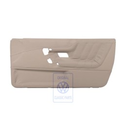 Original VW Door Panel Trim (Leather) Light Beige - 535867012R Q08