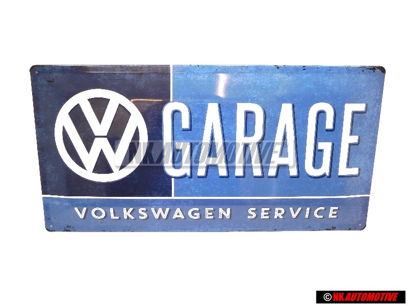 VW Classic Parts VW Garage Tin Metal Sign - ZCP901768