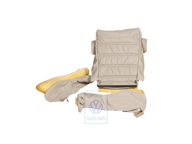 Original VW Seat Cover (Leather/Leatherette) Light Beige - 535881370C AUM