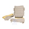 Original VW Seat Cover (Leather/Leatherette) Light Beige - 535881370C AUM
