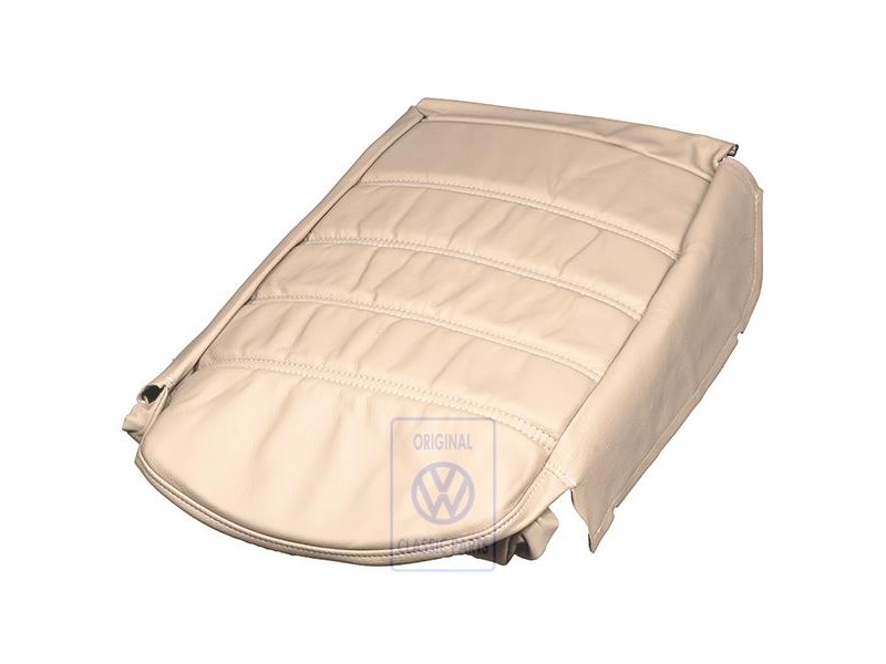 Original VW Seat Cover (Leather) Light Beige - 535881405A Q08