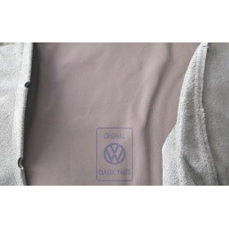 Original VW Backrest Cover (Leather) Light Beige - 535881801A Q08