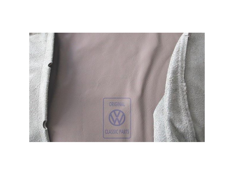 Original VW Backrest Cover (Leather) Light Beige - 535881801A Q08
