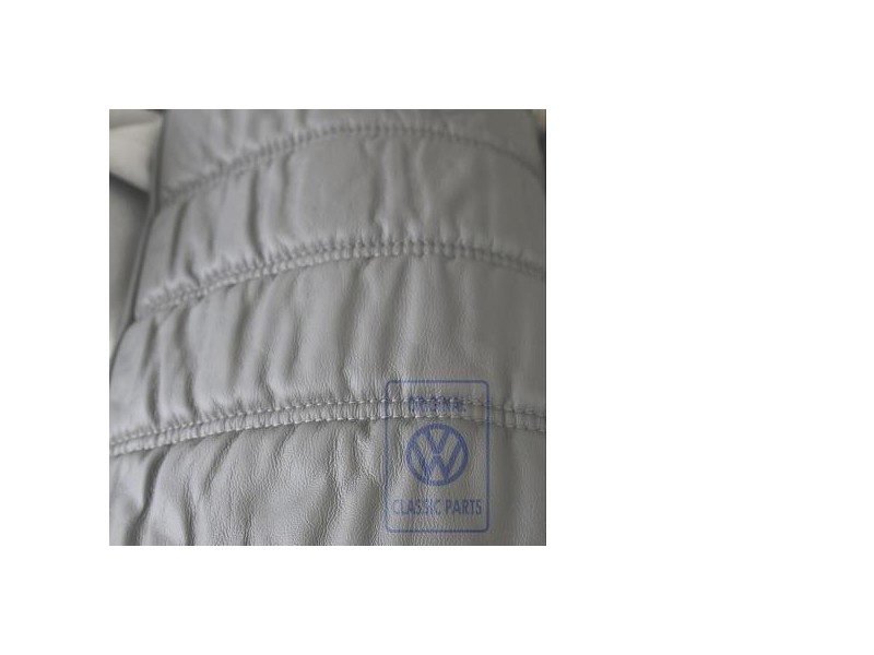 Original VW Backrest Cover (Leather/Leatherette) Platinum - 535881801D AFC
