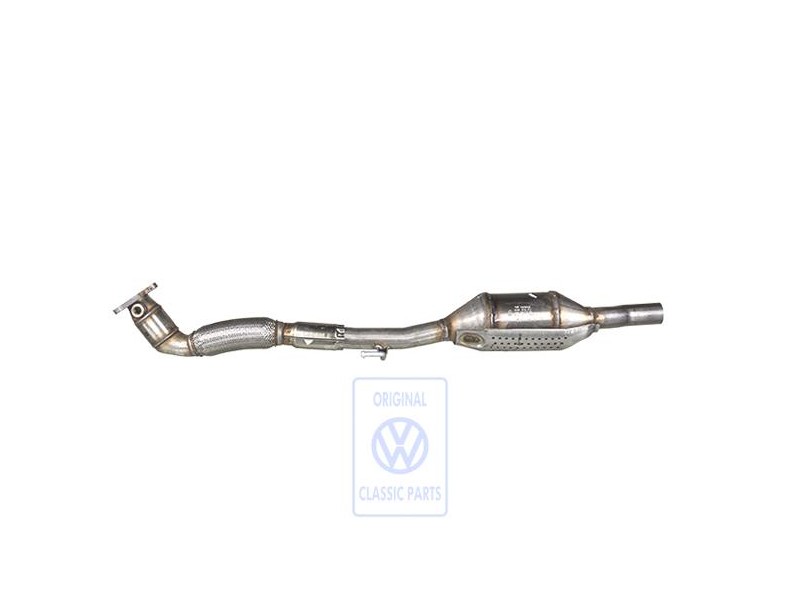 Original VW Exhaust Pipe With Catalyst - 6X0253058JX