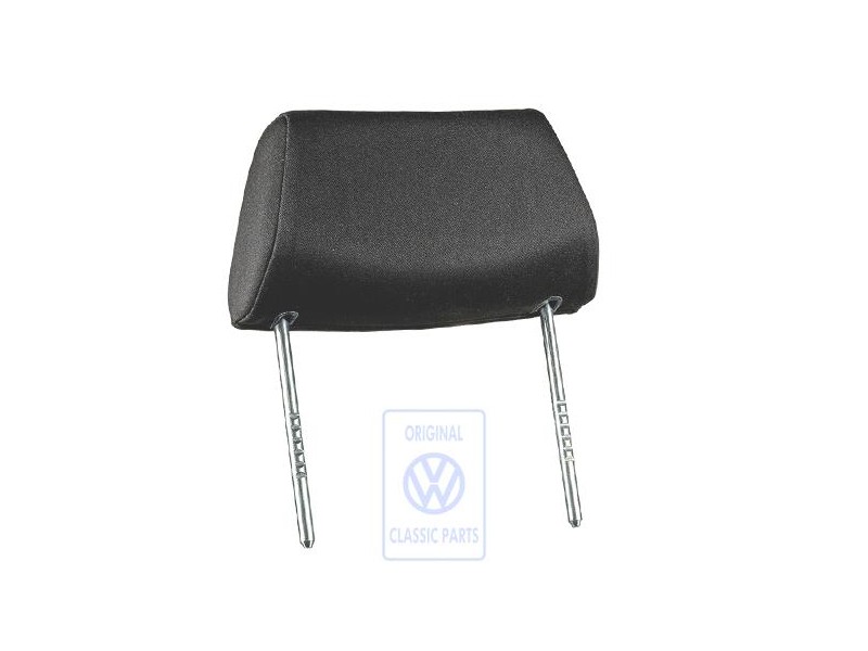 Original VW Head Restraint With Cover, Adjustable Black - 535881901H C63