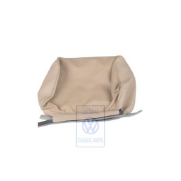 Original VW Head Restraint Cover (Leather) Light Beige - 535881921E Q08