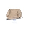Original VW Head Restraint Cover (Leather) Light Beige - 535881921E Q08