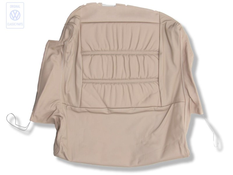 Original VW Seat Cover (Leather/Leatherette) Light Beige - 535885405D AUM