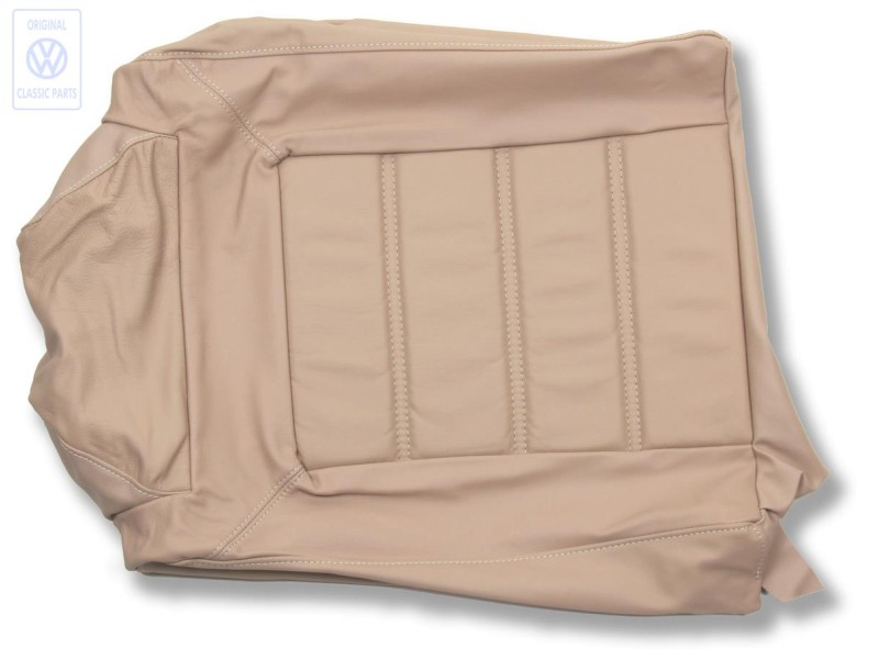 Original VW Backrest Cover (Leather/Leatherette) Light Beige - 535885805G AUM