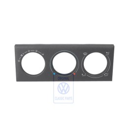 Original VW Trim For Fresh Air And Heater Controls Satin Black - 535919383D 01C