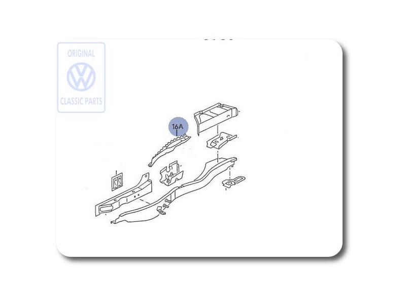 Original VW Reinforcement For Side Member - 535803520