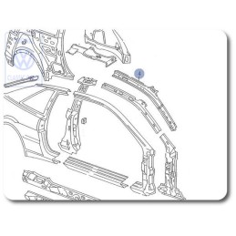 Original VW Side Panel, Inner - 535809428