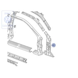 Original VW Reinforcement For A-Pillar - 535809622C
