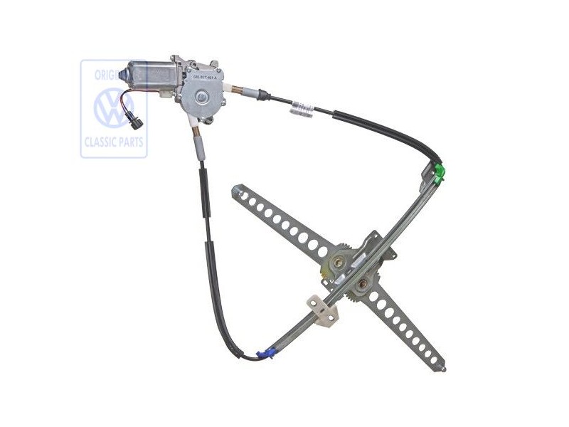 Original VW Window Regulator With Motor - 535837401A