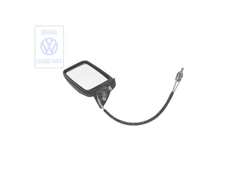 Original VW Exterior Mirror Flat Adjustable From Inside - 867857501A